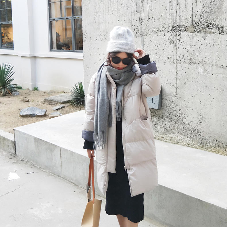 冬装穿搭oversize棉服,时髦棉服保暖显高百分百的女人味