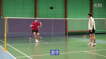 羽毛球双打女生跑位口诀,羽毛球球友单打技巧