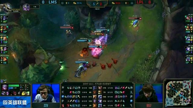 LOLAllstar从2013年到今天，从若风PDD厂长到957UZI，终于等到你