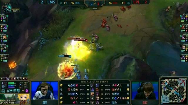 LOLAllstar从2013年到今天，从若风PDD厂长到957UZI，终于等到你