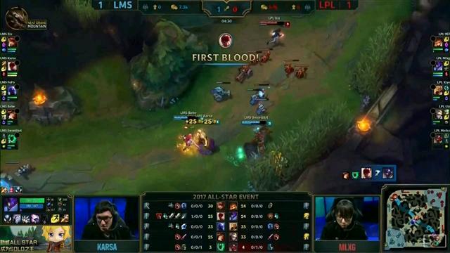 LOLAllstar从2013年到今天，从若风PDD厂长到957UZI，终于等到你