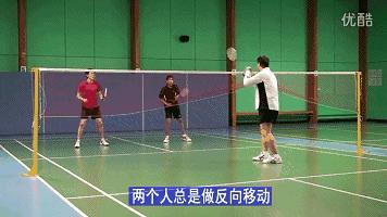 羽毛球双打女生跑位口诀,羽毛球球友单打技巧