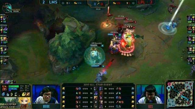 LOLAllstar从2013年到今天，从若风PDD厂长到957UZI，终于等到你