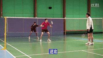 羽毛球双打女生跑位口诀,羽毛球球友单打技巧