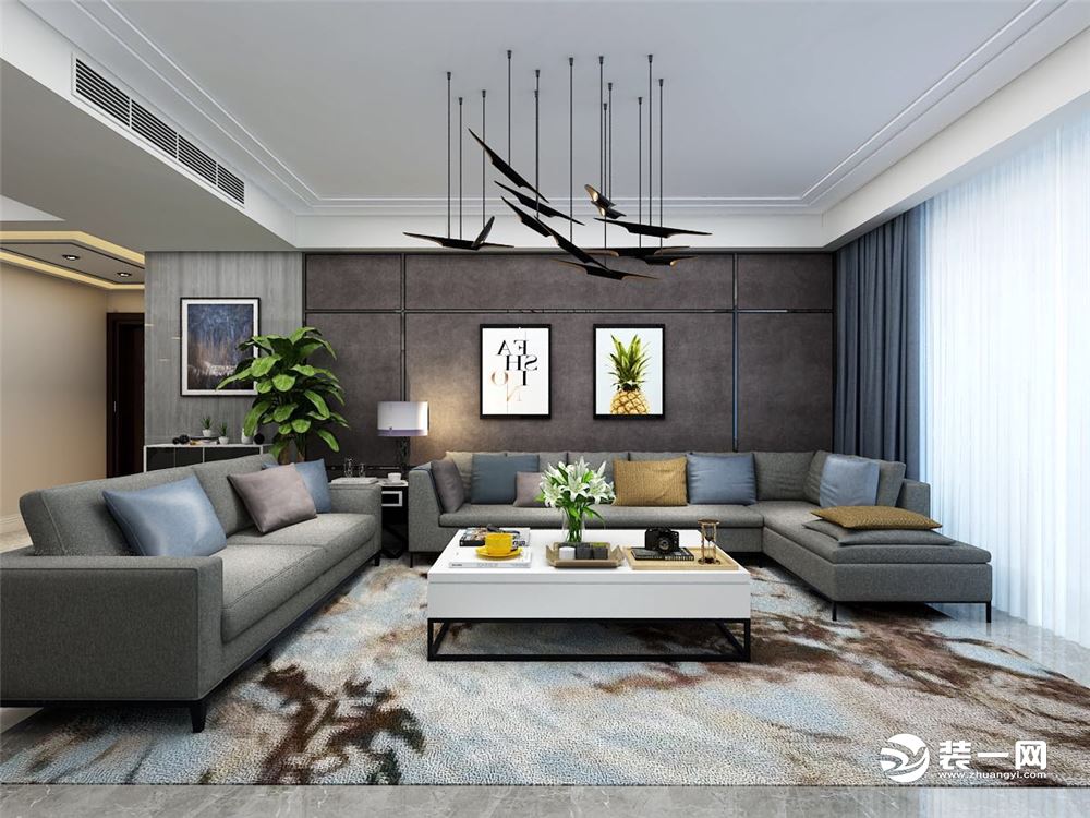 青岛极简风装修小户型,青岛190平装修现代风