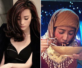 杨幂演的戴斗笠的村姑形象,杨幂直播怼主持人按剧本