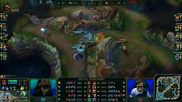 LOLAllstar从2013年到今天，从若风PDD厂长到957UZI，终于等到你