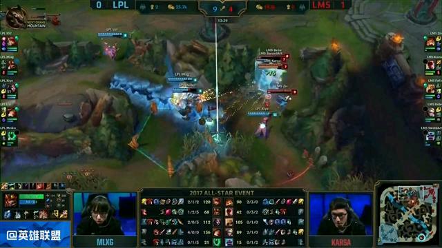 LOLAllstar从2013年到今天，从若风PDD厂长到957UZI，终于等到你