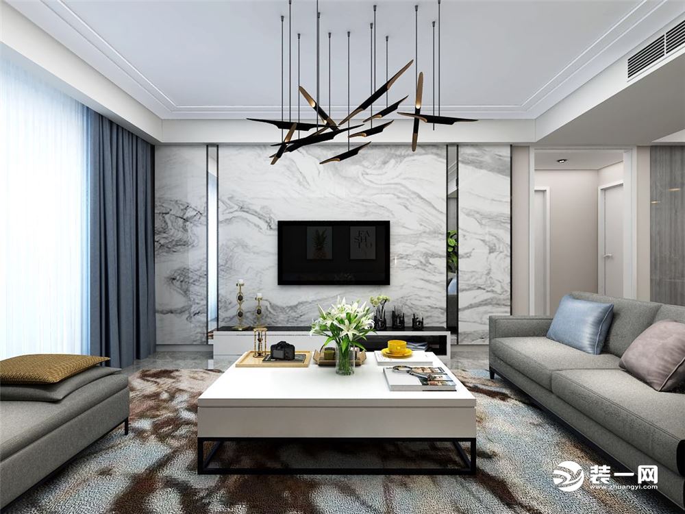 青岛极简风装修小户型,青岛190平装修现代风