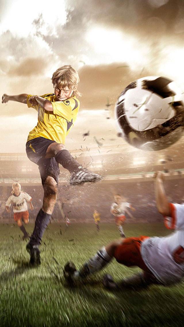 有关足球的壁纸,足球氛围感手机壁纸