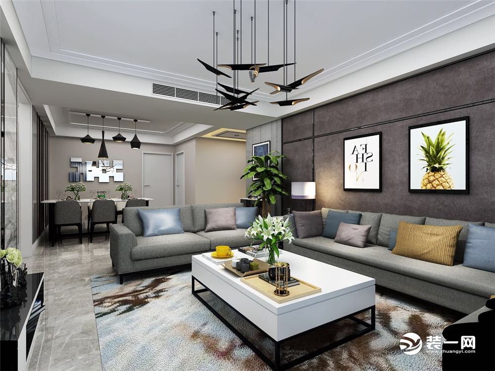 青岛极简风装修小户型,青岛190平装修现代风