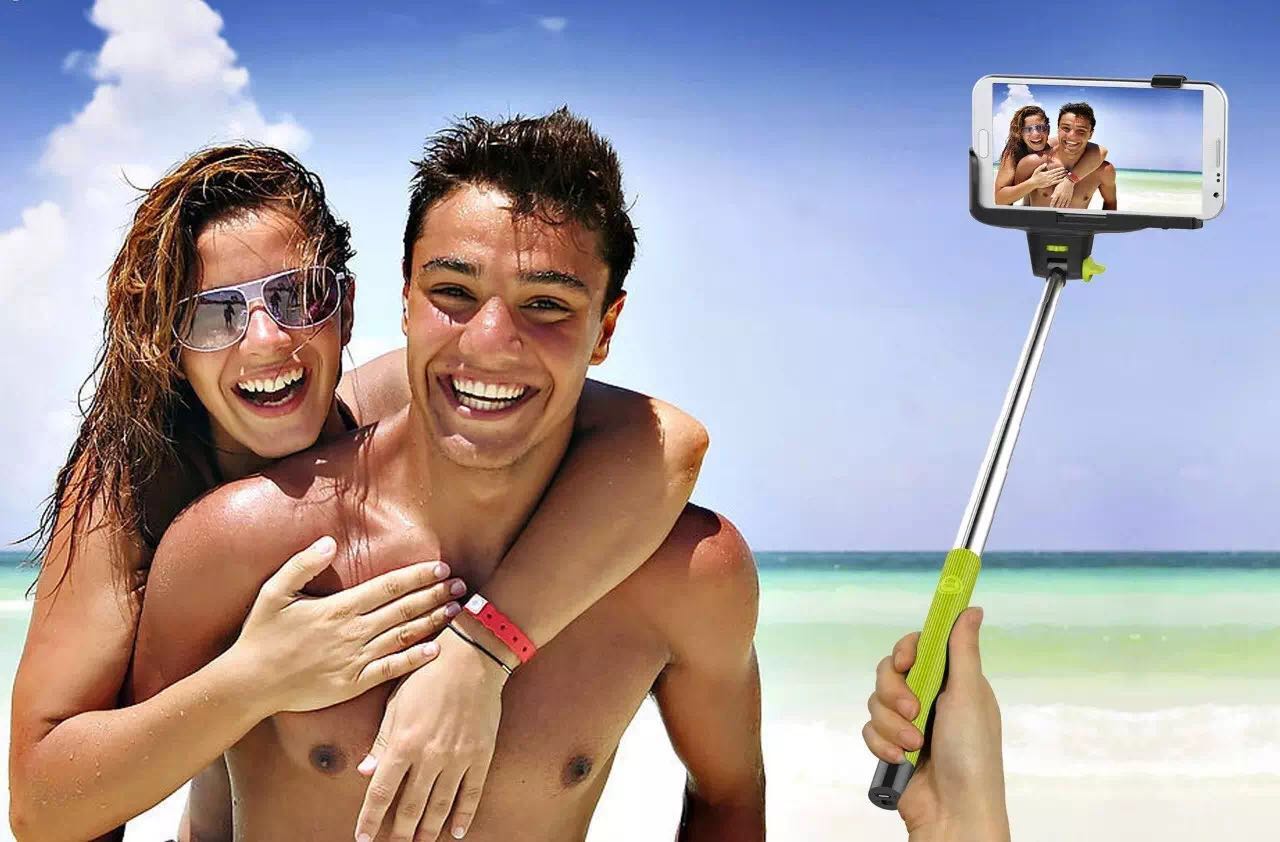 自拍杆能用美颜相机吗,自拍杆真的会拍得好看吗