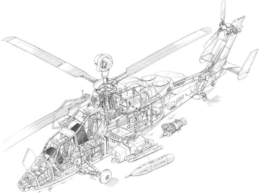 世界第一架实用直升机结构大揭秘,米171直升机设计图