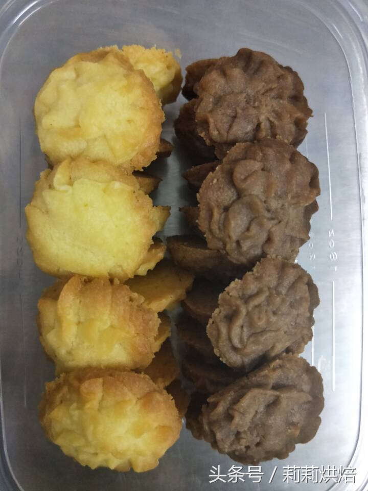 不加奶油的曲奇饼干的做法,没有黄油的可可曲奇饼干做法