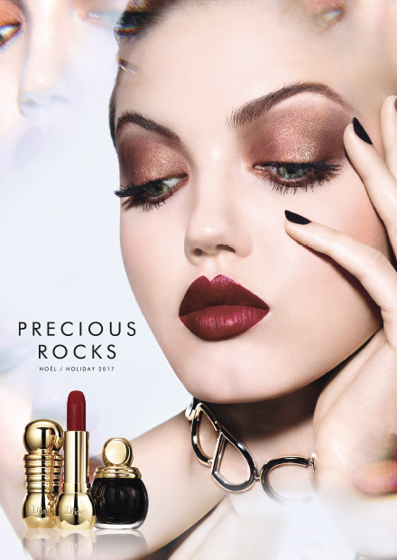 dior迪奥圣诞限定蓝金口红,dior迪奥秋季时装限定丝绒口红720