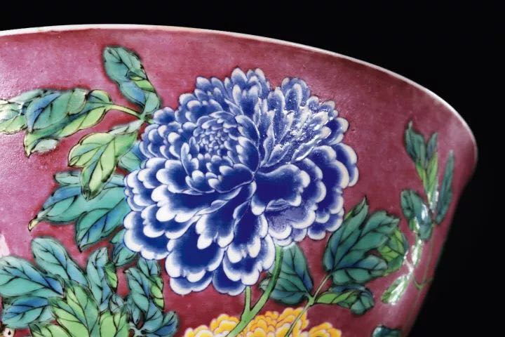 拍卖2000多万的珐琅彩,五六十年代的掐丝珐琅彩瓷器