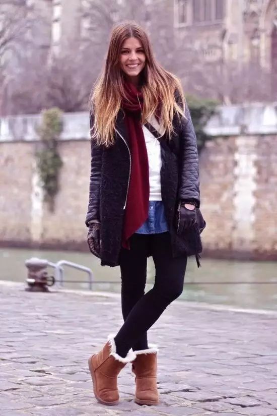 ugg穿搭很潮却很土,谁说穿oversize的就没有好身材