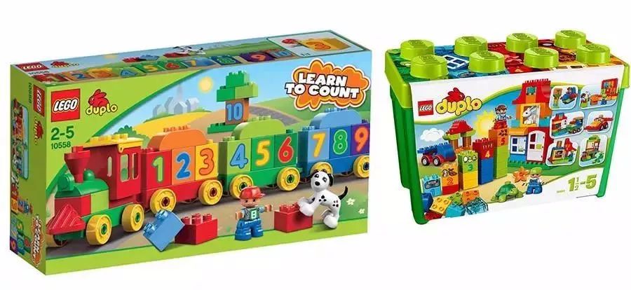 宝贝儿的第一套乐高,宝宝的第一个乐高作品