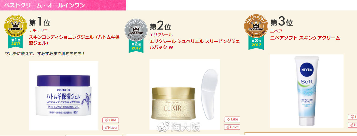 第一名竟然不是Dior，快跟着cosme买买买