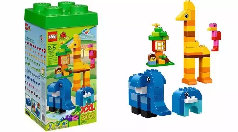 宝贝儿的第一套乐高,宝宝的第一个乐高作品