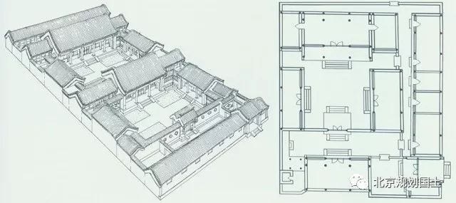 北京四合院和一般的院子区别,北京四合院院子景观效果图