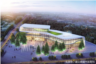 遵义汽贸产业园,标准的汽车4s店