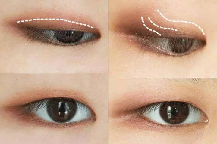肿内双眼皮怎么画眼妆,肿泡眼内双怎么画眼妆