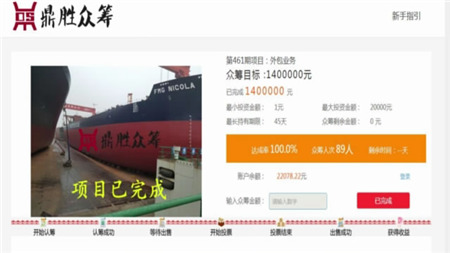 常州鼎胜：“众筹”为幌子诈骗1.28亿宣称年化收益80%