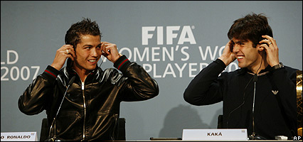 卡卡和c罗的爱情故事,卡卡说见证了c罗的最强时期