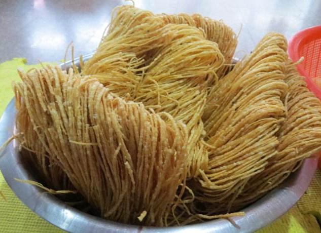 烙馍卷馓子徐州,徐州特产手工馓子店