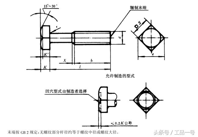 高强螺栓螺帽尺寸尺寸表,m27螺栓尺寸尺寸表
