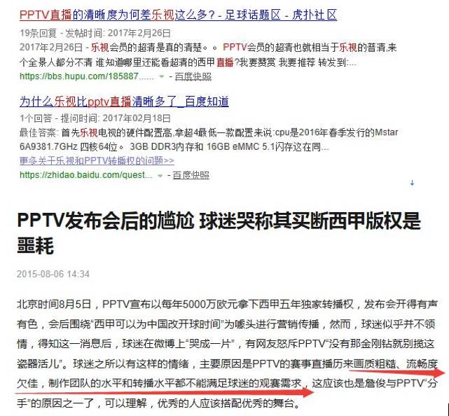 即使乐视出局，PPTV在体育赛事直播上也没有找到告捷的关键点