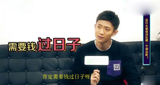 张一山谈自己当艺人,张一山爷们儿