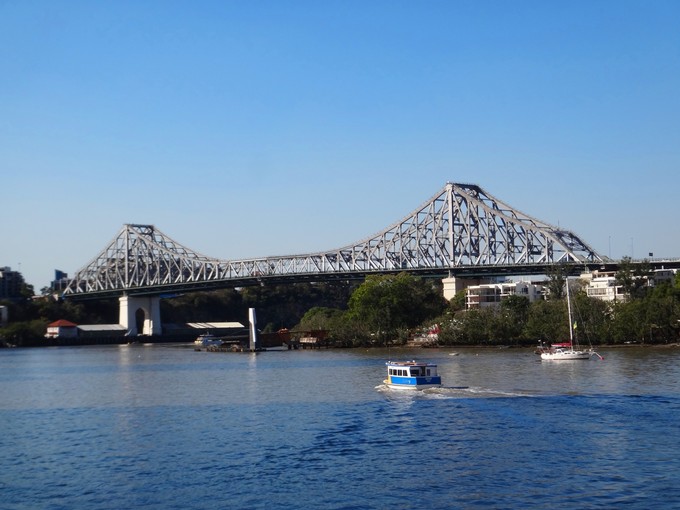 布里斯班市区游（布里斯本河、南岸公园，库萨山夜景）