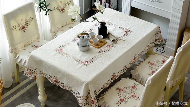 极简生活餐桌布,餐桌布高级感