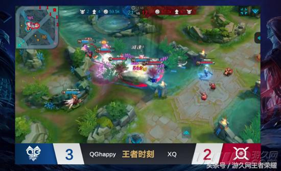 王者荣耀qghappy全部比赛视频,三冠王重回王者