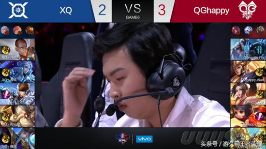王者荣耀qghappy全部比赛视频,三冠王重回王者