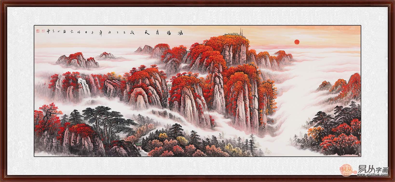 软装能看出一个人的品味地位,挂画看一个人的心理