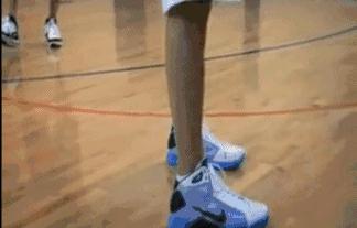 篮球快速上篮教学,篮球后撤步教学慢动作分解