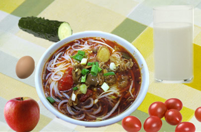 南充米粉搭配,南充米粉配油干