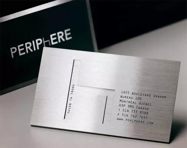 黑色金属名片,纯黄金名片