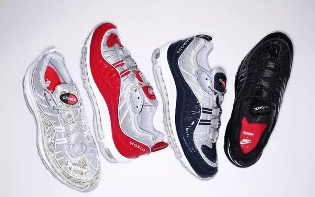 supremeairmax96,airmax98联名supreme