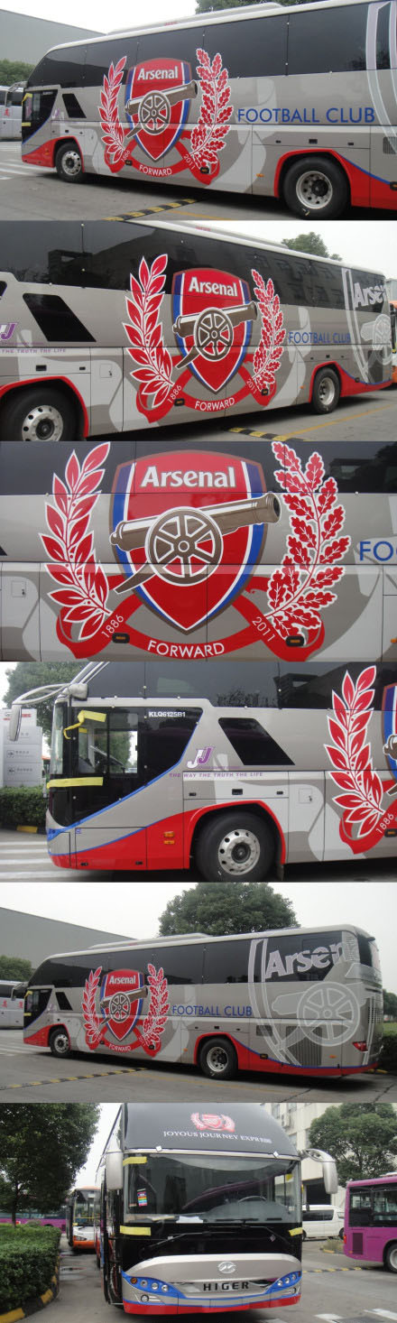 顶级俱乐部大巴,顶级球队大巴车
