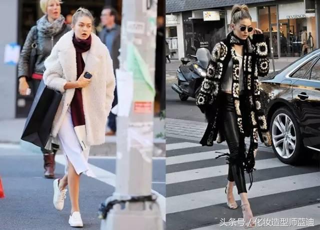 围巾发型,冬天围围巾适合什么发型