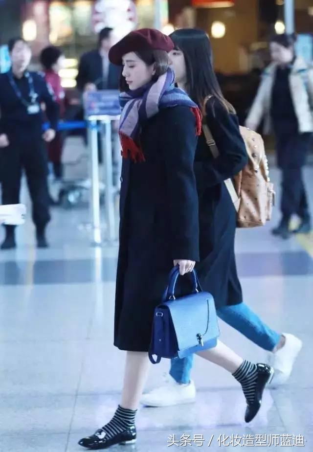 围巾发型,冬天围围巾适合什么发型