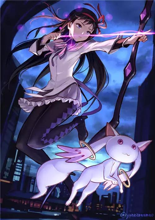 既能把你推上神坛也能把你给拉下来！魔法少女小圆魔王焰动漫壁纸