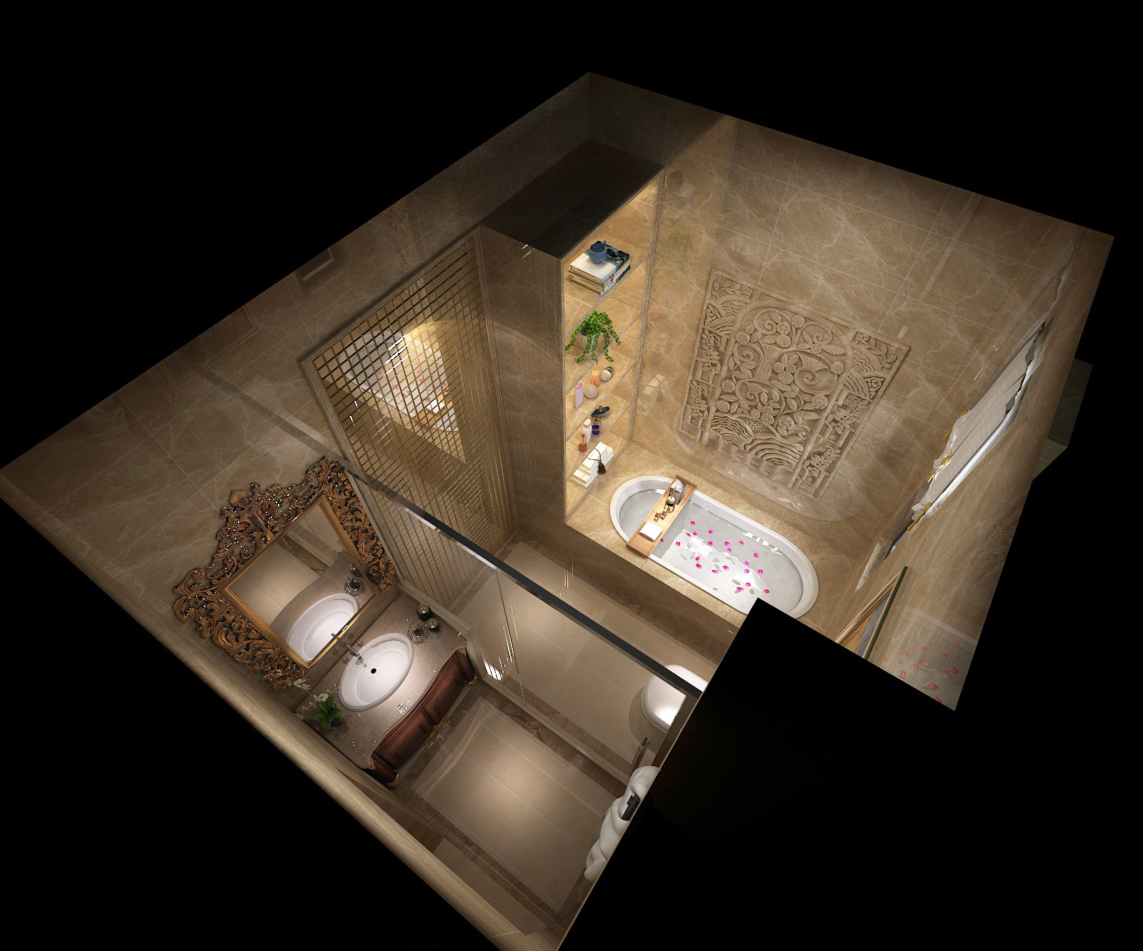 汤河铭筑114平米装修效果图,汤河铭筑199平装修