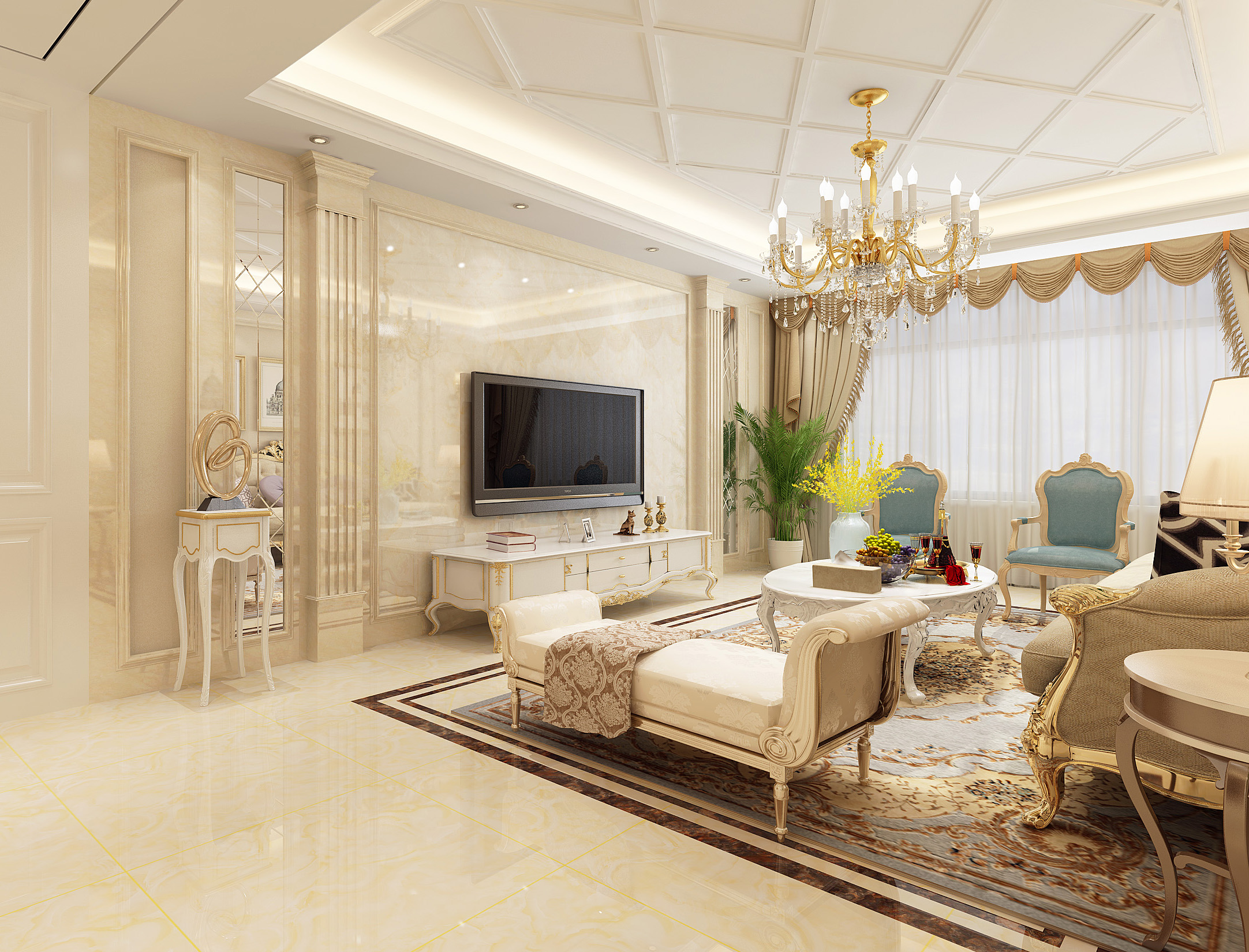 汤河铭筑114平米装修效果图,汤河铭筑199平装修