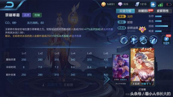 王者荣耀王昭君冻出最好看的东西,王者荣耀游戏中王昭君怎么出装备