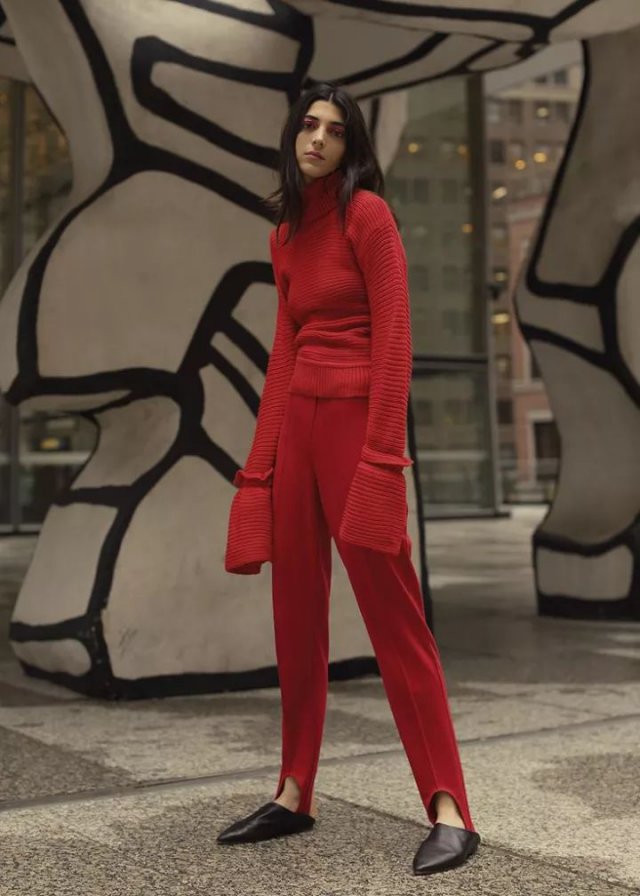 踩脚裤穿上竟然这么好看